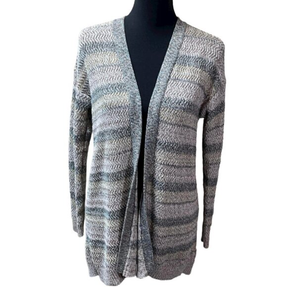 LANE Bryant Open Cardigan with Gold woven in Size 14/16 - Picture 1 of 6